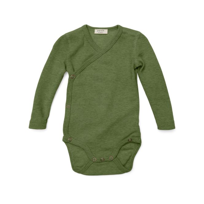 Hovedbilde Petit by Basics omslagsbody ull grønn