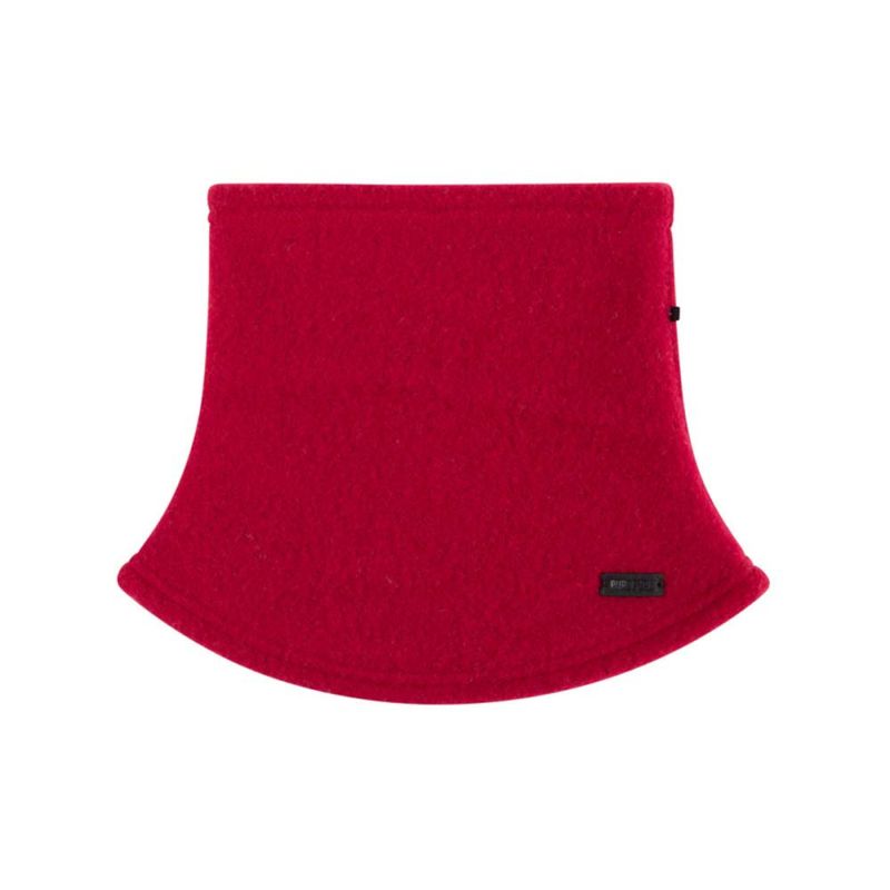 Pure Pure hals ullfleece rød