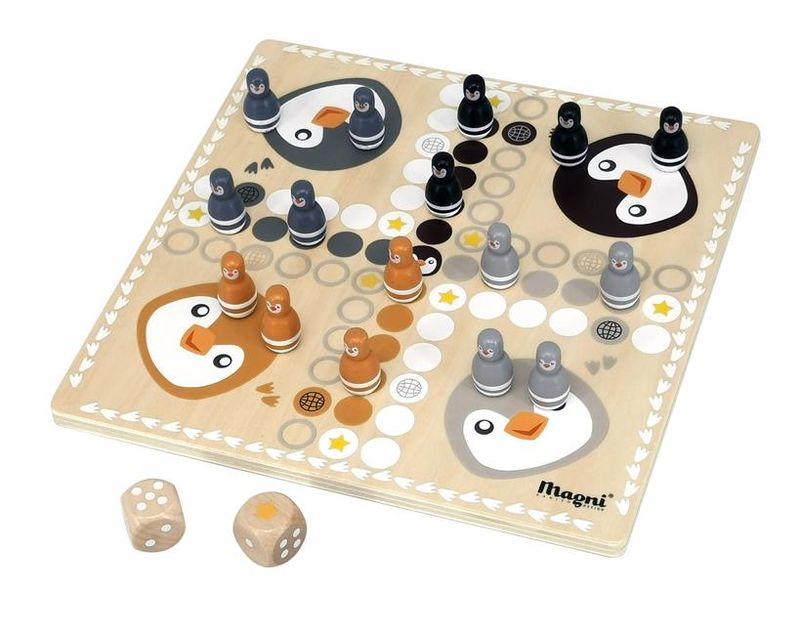 Magni ludo med pingvinmotiv