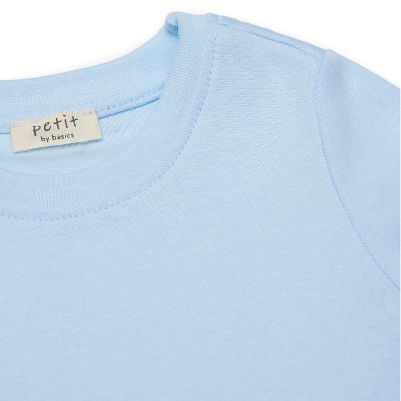 Petit by Basics t-skjorte bomull lyseblå
