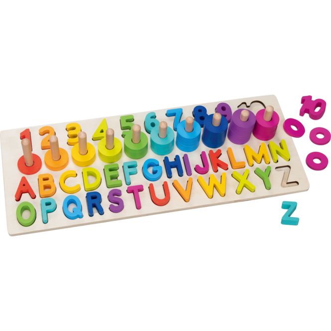 Hovedbilde Goki pusle tall, bokstaver A-Z og ringer ...
