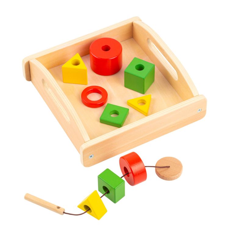 Educo tre perlen på snoren