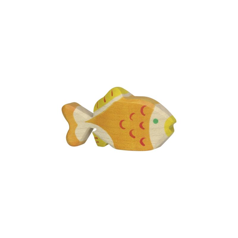 Holztiger trefigur gullfisk