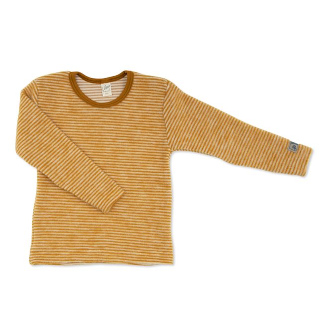 Hovedbilde Lilano ullgenser curry/natur striper - str. ...