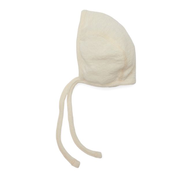 Hovedbilde Petit by Basics hjelmlue ull naturhvit