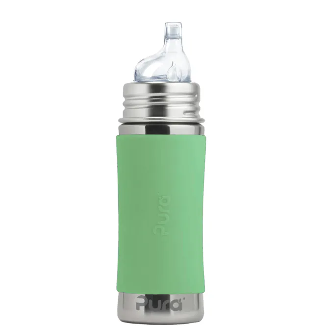 Hovedbilde Pura Kiki® flaske baby stål 325 ml Moss