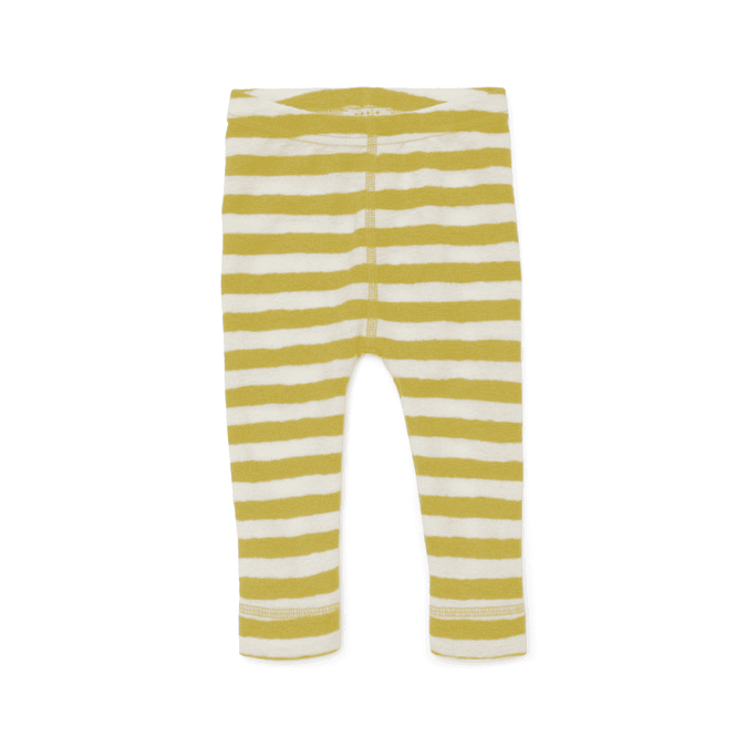 Hovedbilde Petit by Basics leggings baby ull gul/hvit ...