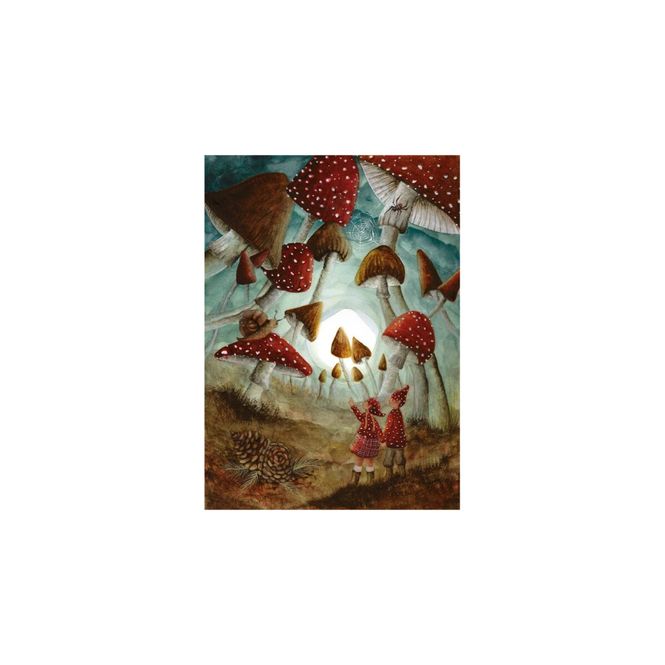 Hovedbilde Bijde Hansje print A4 Red Hat Wonderland