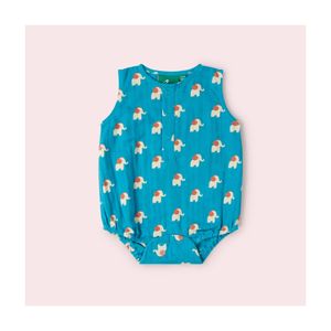 Hovedbilde Little Green Radicals romper elefanter bl&aring;