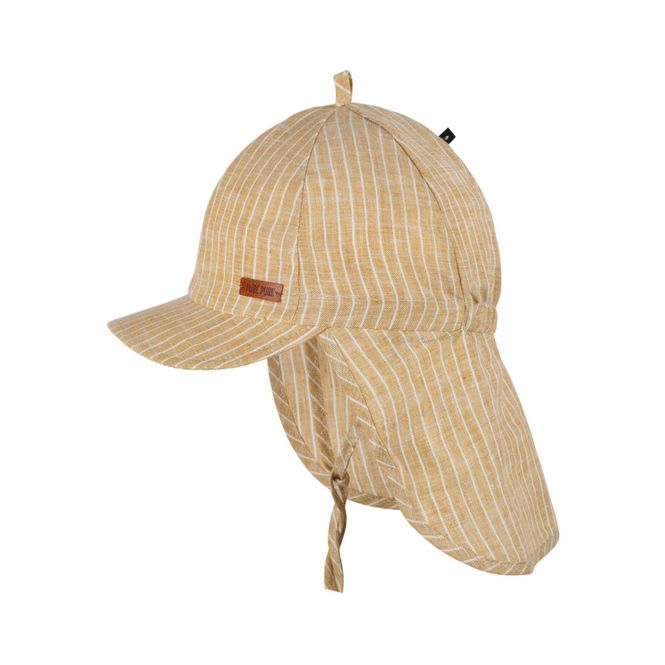 Hovedbilde Pure Pure solhatt lin capsbrem striper Sahara - ...