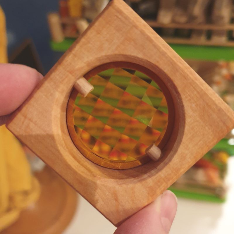 Bauspiel miks blandede klosser med glittersteiner 16 stk.