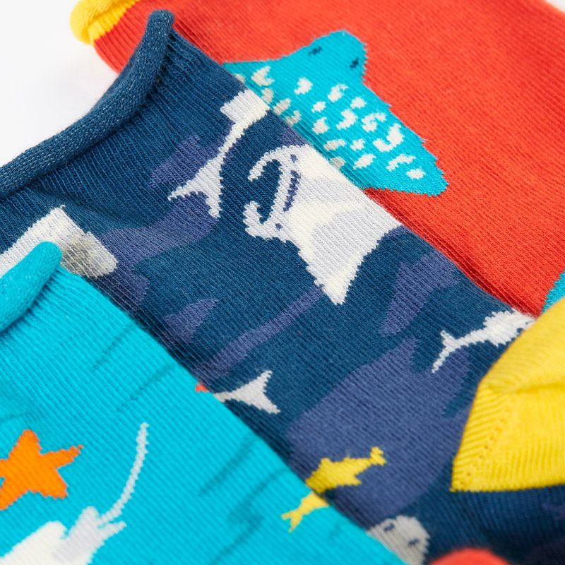 Frugi sokker bambusviskose 3-pk. havmotiver