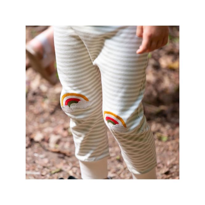 Hovedbilde Little Green Radicals mykbukse striper med ...