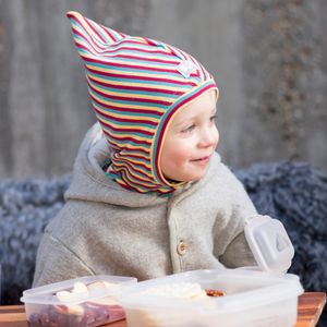 Hovedbilde Pickapooh lue balaklava bomull striper multi