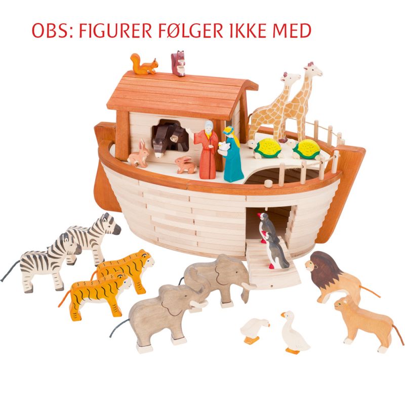 Holztiger stor Noas ark (uten figurer) - BESTILLINGSVARE