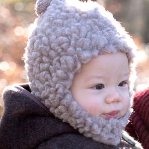 Hovedbilde Pure Pure lodden babylue ull/Tencel kneppehals