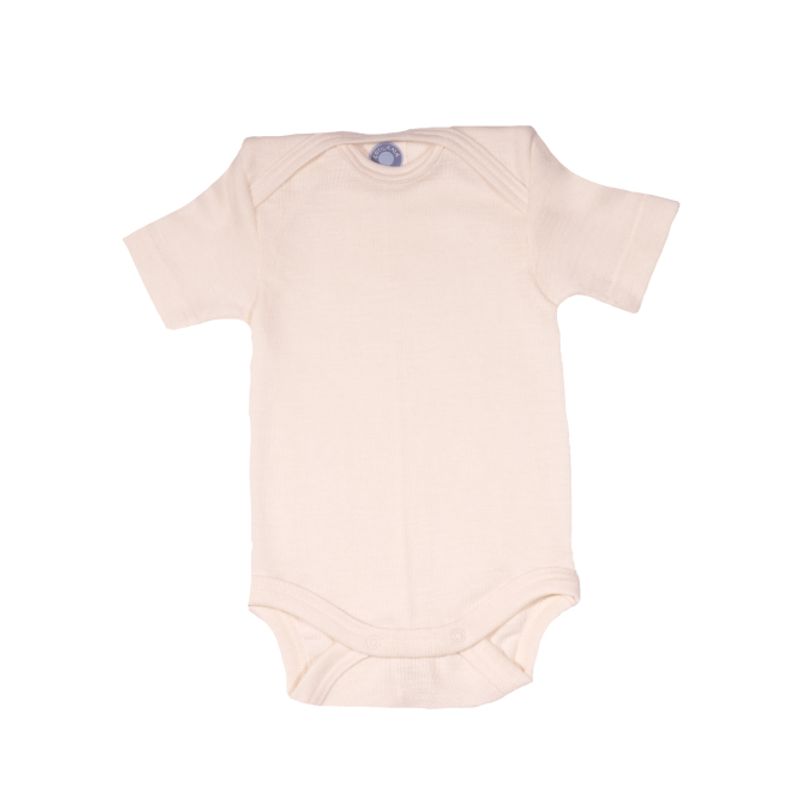 Cosilana kortermet body ull/silke natur