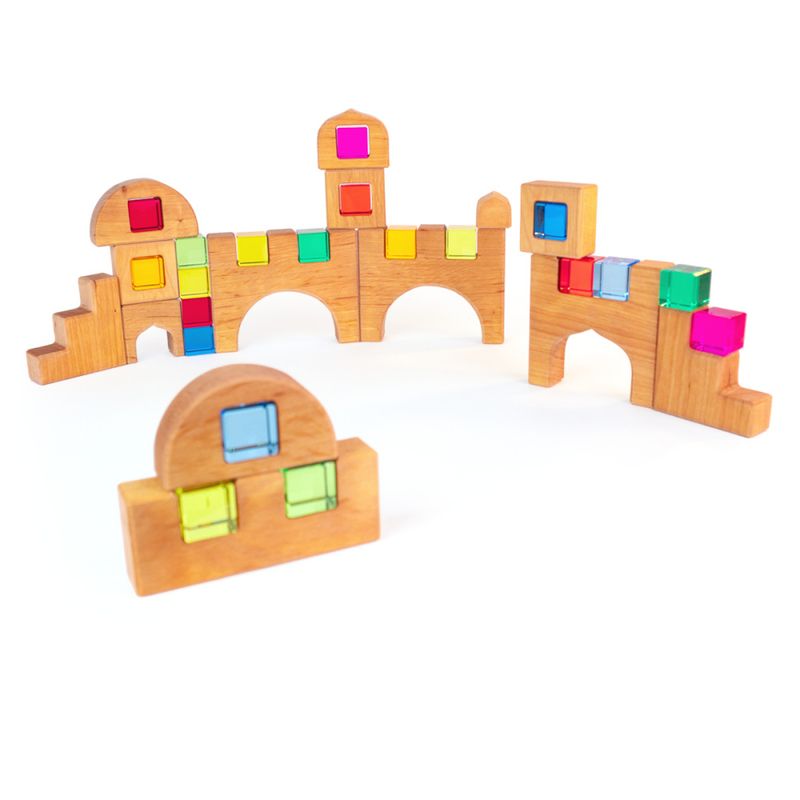 Bauspiel byggeklosser slott i eske - BESTILLINGSVARE