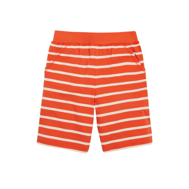 Hovedbilde Frugi shorts striper oransje
