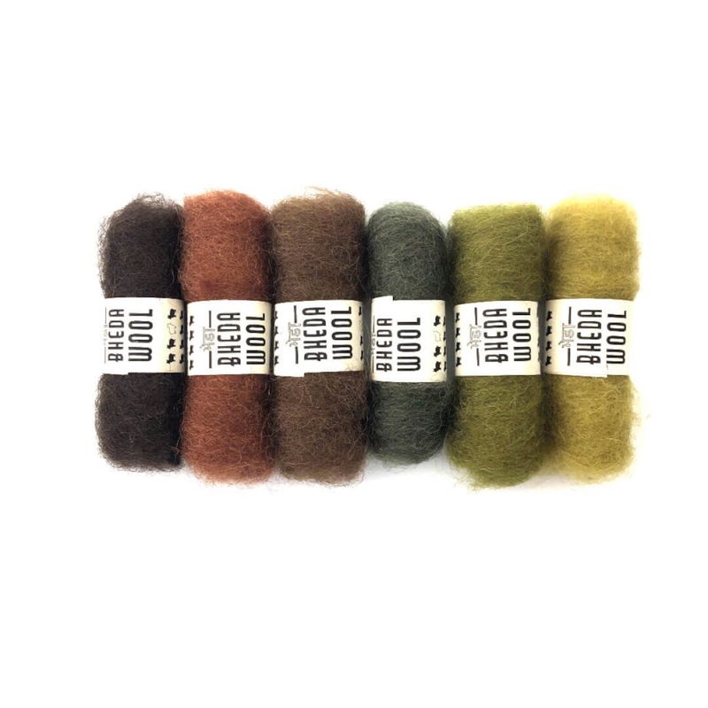 Bheda Wool MINI 6 farger á 2 gram - velg farge