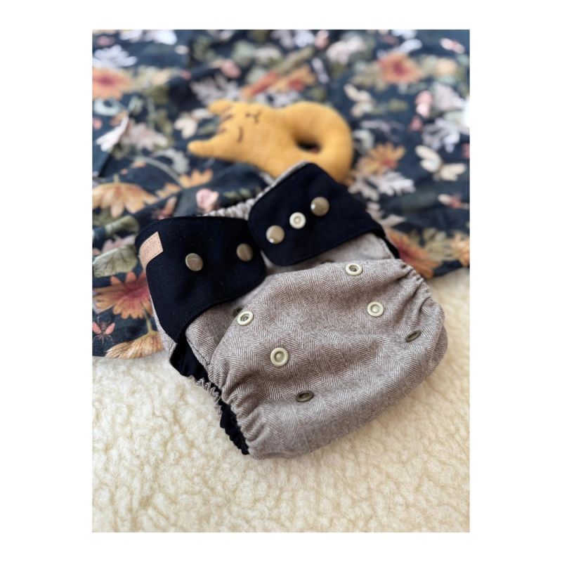 Puppi alt-i-to bleieskall ull onesize