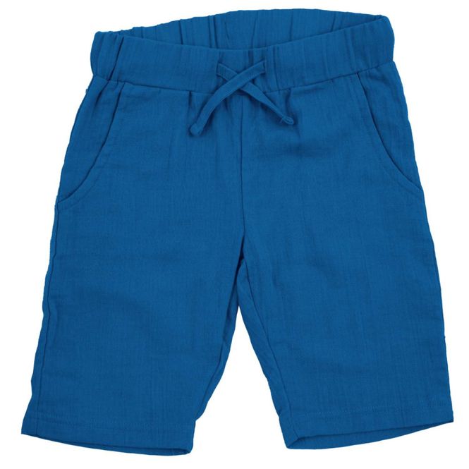Hovedbilde Maxomorra knelang shorts musselin blå