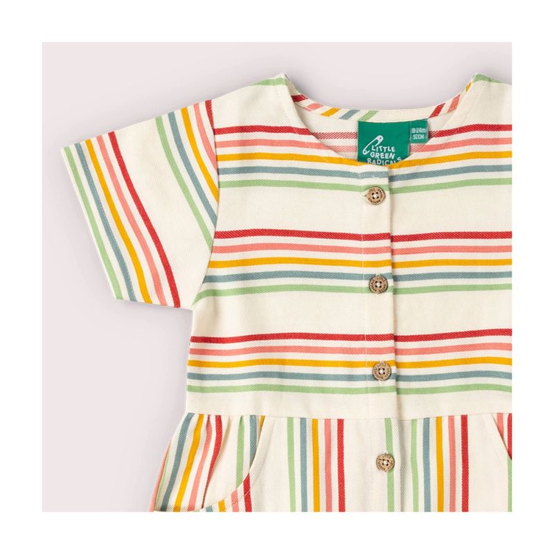 Little Green Radicals kjole twill striper